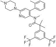 structure of CAS# 290297-26-6, Netupitant
