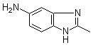 2-甲基-1H-苯并咪唑-5-胺分子结构 (CAS 29043-48-9)