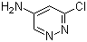 structure of CAS# 29049-45-4, 6-Chloro-4-pyridazinamine