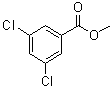 structure of CAS# 2905-67-1, 3,5-Dichlorobenzoic acid methyl ester