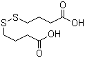 4,4'-二硫基二丁酸分子结构 (CAS 2906-60-7)