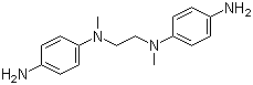 N,N'-双(4-氨基苯基)-N,N'-二甲基乙二胺分子结构 (CAS 29103-75-1)