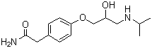 structure of CAS# 29122-68-7, Atenolol
