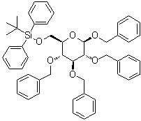 CAS 登录号：291527-97-4, 苯基甲基 6-O-[(叔丁基)二苯基硅烷基]-2,3,4-三-O-(苯基甲基)-beta-D-吡喃葡萄糖苷