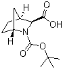 (1R,3S,4S)-N-叔丁氧羰基-2-氮杂双环[2.2.1]庚烷-3-羧酸分子结构 (CAS 291775-59-2)