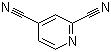 structure of CAS# 29181-50-8, 2,4-Dicyanopyridine