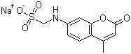 CAS 登录号：29197-94-2, 香豆素 175, [(4-甲基-2-氧代苯并吡喃-7-基)氨基]甲烷磺酸钠