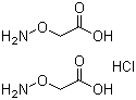 structure of CAS# 2921-14-4, 羧甲基羟胺半盐酸盐
