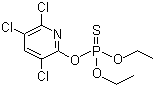 毒死蜱分子结构 (CAS 2921-88-2)