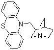 structure of CAS# 29216-28-2, 美喹他嗪