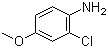 structure of CAS# 29242-84-0, 2-Chloro-4-methoxyaniline