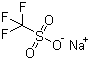 structure of CAS# 2926-30-9, Sodium trifluoromethanesulfonate