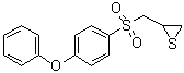 structure of CAS# 292605-14-2, [[(4-Phenoxyphenyl)sulfonyl]methyl]thiirane