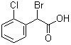 2-Bromo-2-(2'-chlorophenyl) acetic acid molecular structure (CAS 29270-30-2)