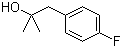 structure of CAS# 2928-17-8, 1-(4-Fluorophenyl)-2-methylpropan-2-ol