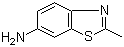 2-甲基苯并噻唑-6-胺分子结构 (CAS 2941-62-0)