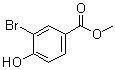 3-溴-4-羟基苯甲酸甲酯分子结构 (CAS 29415-97-2)