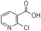 2-氯烟酸分子结构 (CAS 2942-59-8)