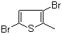 structure of CAS# 29421-73-6, 2-Methyl-3,5-dibromothiophene
