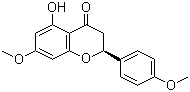 (S)-5-羟基-7,4'-二甲氧基黄烷酮分子结构 (CAS 29424-96-2)