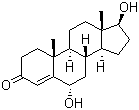 6alpha-Hydroxytestosterone molecular structure (CAS 2944-87-8)