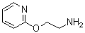 structure of CAS# 29450-07-5, 2-(2-Pyridinyloxy)ethanamine