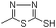 structure of CAS# 29490-19-5, 2-Mercapto-5-methyl-1,3,4-thiadiazole