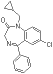 普拉西泮分子结构 (CAS 2955-38-6)
