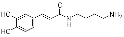structure of CAS# 29554-26-5, 咖啡酰丁二胺