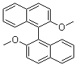 structure of CAS# 2960-93-2, 2,2'-Dimethoxy-1,1'-binaphthalene