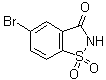 5-Bromo-1,2-benzisothiazol-3-one 1,1-dioxide molecular structure (CAS 29632-82-4)