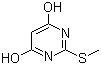 structure of CAS# 29639-68-7, 4,6-Dihydroxy-2-methythiopyrimidine