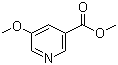Methyl 5-methoxypyridine-3-carboxylate molecular structure (CAS 29681-46-7)