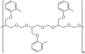 甲醛与环氧氯丙烷和邻甲基苯酚的聚合物分子结构 (CAS 29690-82-2)