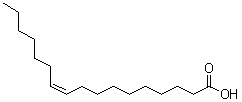 structure of CAS# 29743-97-3, cis-10-Heptadecenoic acid