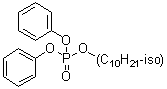 structure of CAS# 29761-21-5, Isodecyl diphenyl phosphate