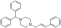 structure of CAS# 298-57-7, 桂利嗪