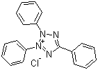 2,3,5-Triphenyltetrazolium chloride molecular structure (CAS 298-96-4)