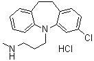 structure of CAS# 29854-14-6, 去甲氯米帕明盐酸盐