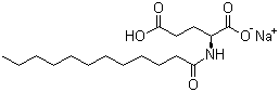 structure of CAS# 29923-31-7, Sodium lauroyl glutamate