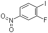 3-氟-4-碘硝基苯分子结构 (CAS 2996-30-7)