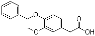 CAS # 29973-91-9, 4-Benzyloxy-3-methoxyphenylacetic acid, NSC 169521