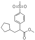 CAS 登录号：300355-19-5, 3-环戊基-2-[4-(甲烷磺酰基)苯基]丙酸甲酯