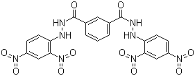 CAS # 300360-39-8, 1,3-Benzenedicarboxylic acid bis[2-(2,4-dinitrophenyl)hydrazide]