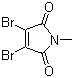 structure of CAS# 3005-27-4, 2,3-Dibromo-N-methylmaleimide