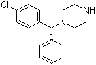 structure of CAS# 300543-56-0, (-)-1-[(4-Chlorophenyl)phenylmethyl]piperazine