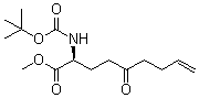 CAS # 300831-27-0, (2S)-2-[[(1,1-Dimethylethoxy)carbonyl]amino]-5-oxo-8-nonenoic acid methyl ester