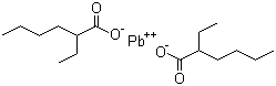 异辛酸铅分子结构 (CAS 301-08-6)