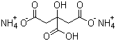 structure of CAS# 3012-65-5, 柠檬酸氢二铵