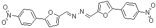 structure of CAS# 301359-05-7, 5-(4-Nitrophenyl)-2-furancarboxaldehyde [[5-(4-nitrophenyl)-2-furanyl]methylene]hydrazone